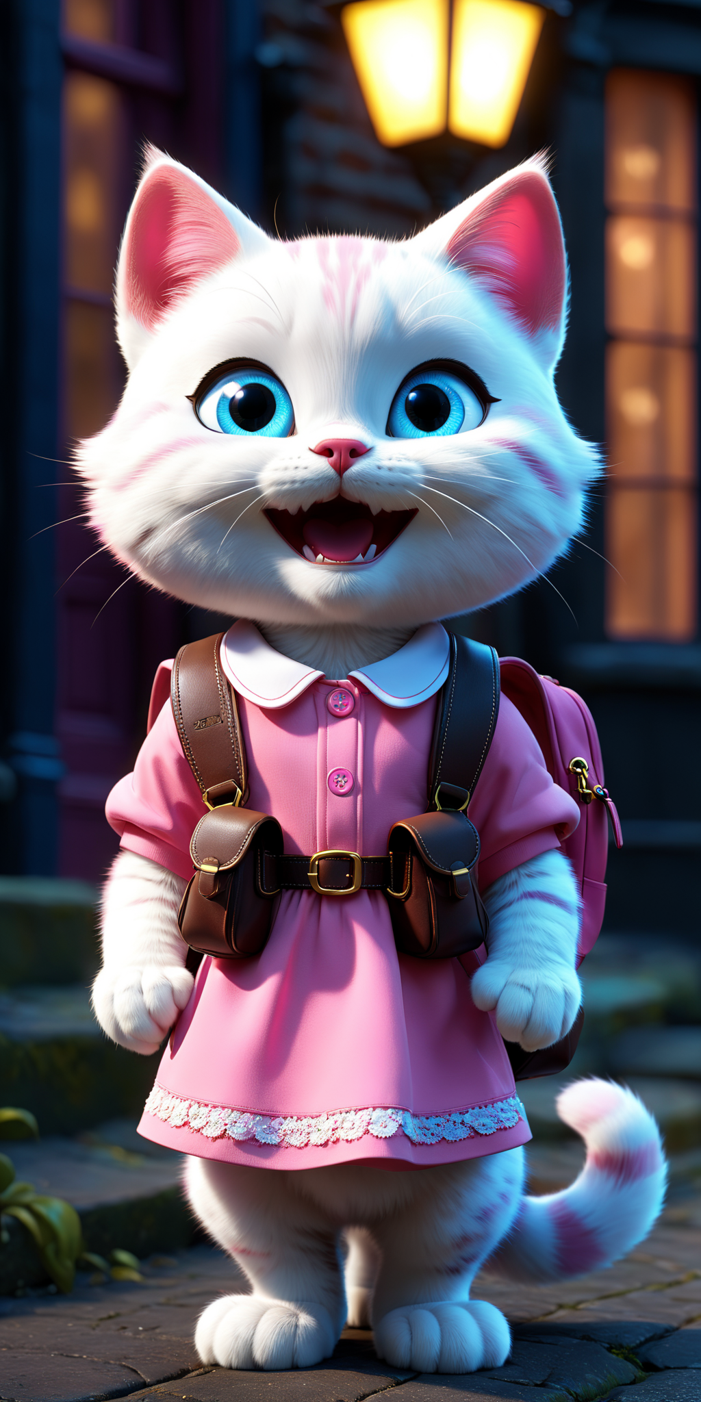 3019036187-pink kity cat dressed as a child,blue eyes,investigating a crime,pixar-style,ultra detailed,old london background,animated film,.png